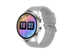 (prateado) Smartwatch Com Tela Ips De 1,6 Polegadas, Pulseira De Silicone E Monitoramento De Oxigênio No Sangue.