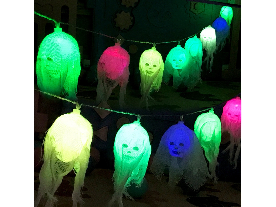 Luzes de Halloween Luz de Fada para Decoração de Interiores de Halloween para Decoração de Ambientes Externos