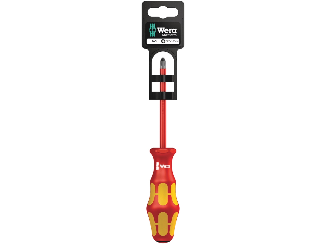 Chave De Fenda Isolada-Vde 165 I Pz 2 X 100 Mm Sb WERA 05100016001
