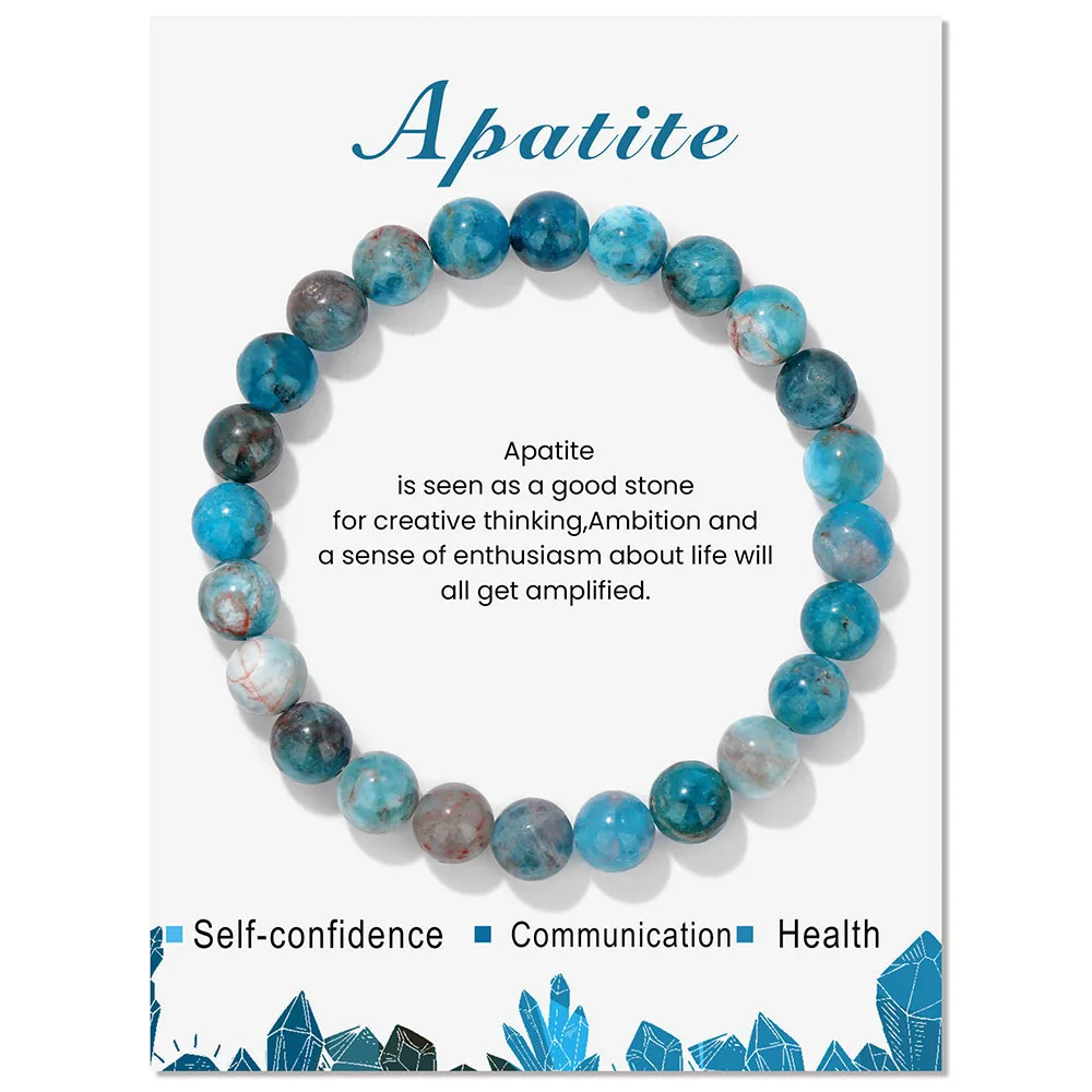 Pulseira De Hematita Magnética Natural (apatita 19cm), Joia Para Meditação Dos Chakras