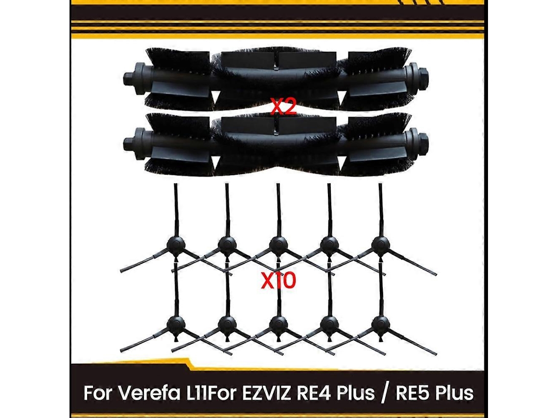 12pcs Accessories Kit For Verefa L11 For Re4 Plus/re5 Plus Vacuum Cleaner Parts Main Brush Side Bru