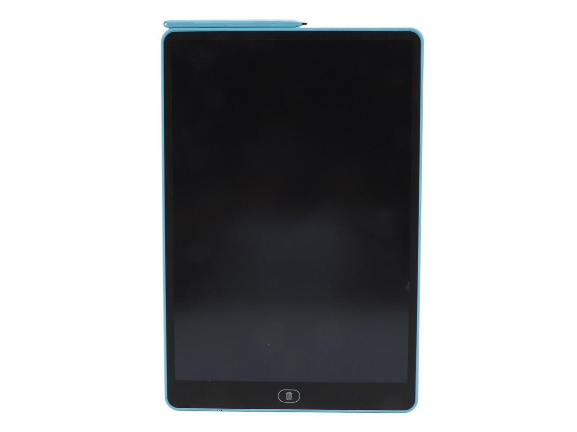 Tablet Lcd Para Crianças 16 Polegadas Quadro De Escrita Eletrônica Tela De Desenho Lápis Incluído Azul
