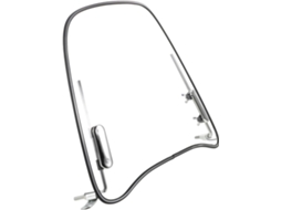 Kit de montagem transparente para substituição de detectores de para-brisa de motocicleta