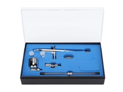 Kit de Pincel Aéreo Action com Bicos 0.2mm/0.3mm/0.5mm para Pintura Spray S/MARCA