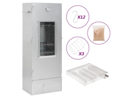 Vidaxl Defumador P/ Churrasqueira C/ Gerador Fumo Frio Aço Galvanizado