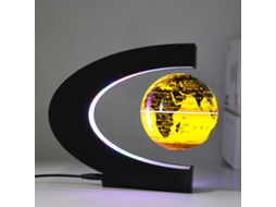 Globo Flutuante Magnético 4 Polegadas com Luz Led Base em Forma C S/MARCA