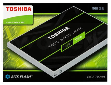 Disco SSD Interno TOSHIBA 960 GB Sata 3 Tr200-525R (960 GB - SATA - 555 MB/s) — 2.5'' | 960 GB | Sata 3