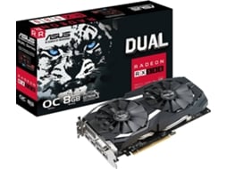 Placa Gráfica ASUS Dual Radeon RX 580 (AMD - 8 GB DDR5)