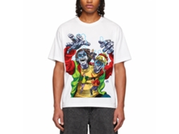 Rockinstone Bill And Ted Robot Dudes White Adult T-shirt Size:xxxl