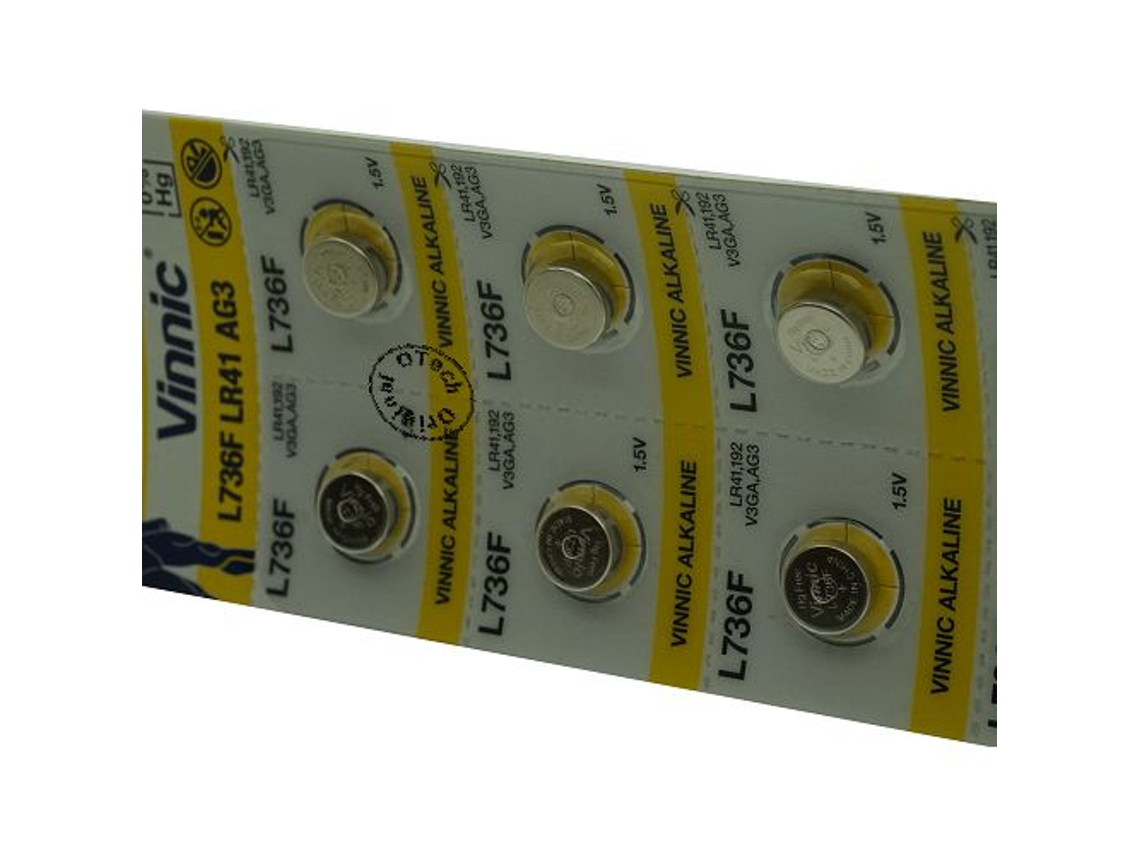 Conjunto de 10 Pilhas OTECH Vinnic para VINNIC L736F