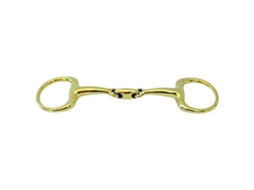 Bocal Ouro Oliva Bit Split Snaffle Duplo Cyprium Dourado 13.5 Cmsefton