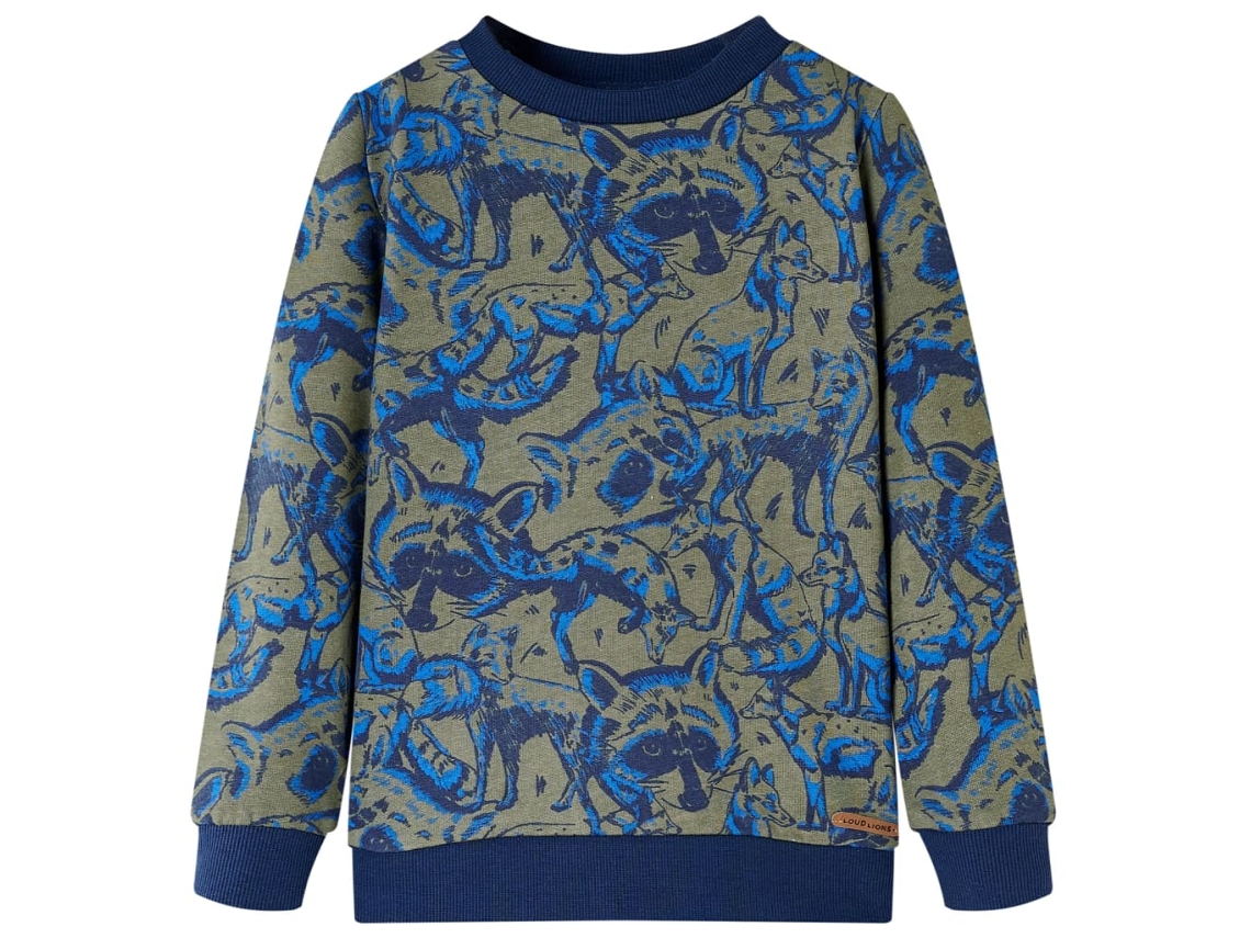Sweatshirt Para Criança Cor Caqui 116