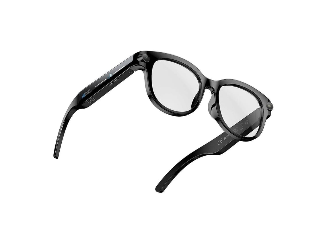 Óculos inteligentes M89 de 2 MP com IA, compatíveis com chamadas Bluetooth e assistente de voz inteligente com IA.