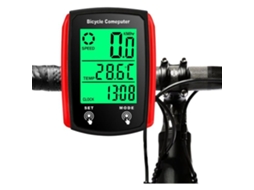 Ciclocomputador Para Bicicleta, Lcd, Impermeável, Retroiluminado, Velocímetro, Ip54, Led