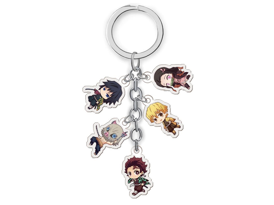 Chaveiro Personagens Desenho Animado Decoração Pendente Transparente