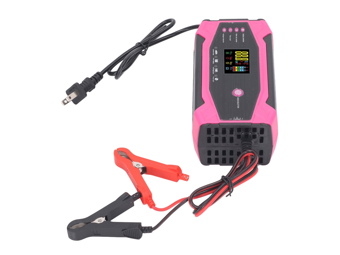 Carregador De Baterias De Carro 12v 10a 24v 5a Inteligente Automático Com Reparação Por Pulso E Compensação De Temperatura 110‑240v