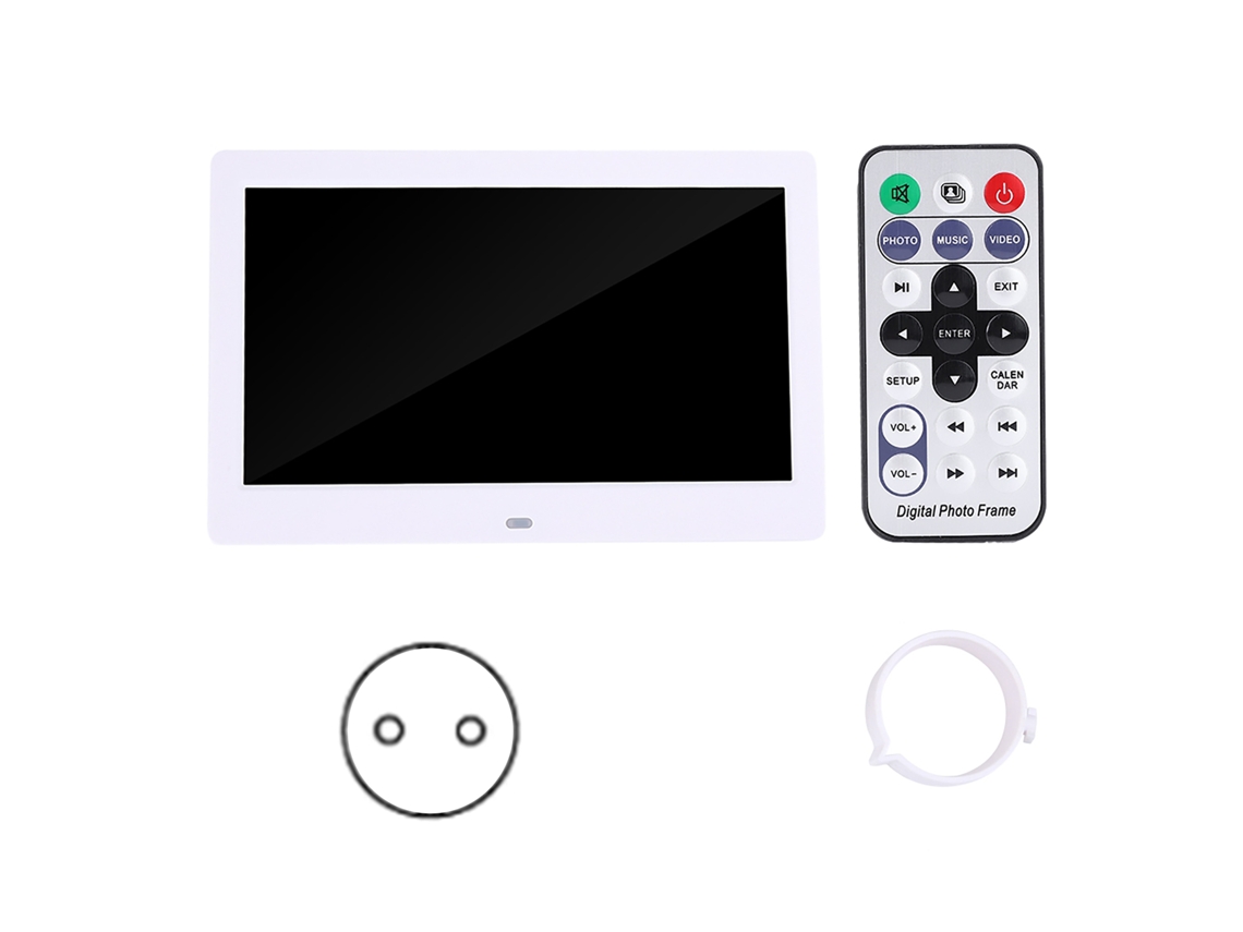 Moldura De Foto Digital Com Tela Hd De 10 Polegadas Despertador Reprodutor De Mp3 Mp4 E Vídeo