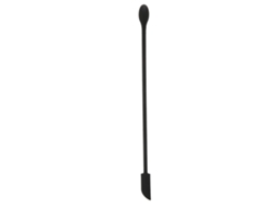 Ferramenta Espátula De Maquiagem De Silicone De Dois Lados (preto)