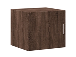 Wall Cabinet, Wall Cabinets Vidaxl Marrom Madeira Processada (n/a)
