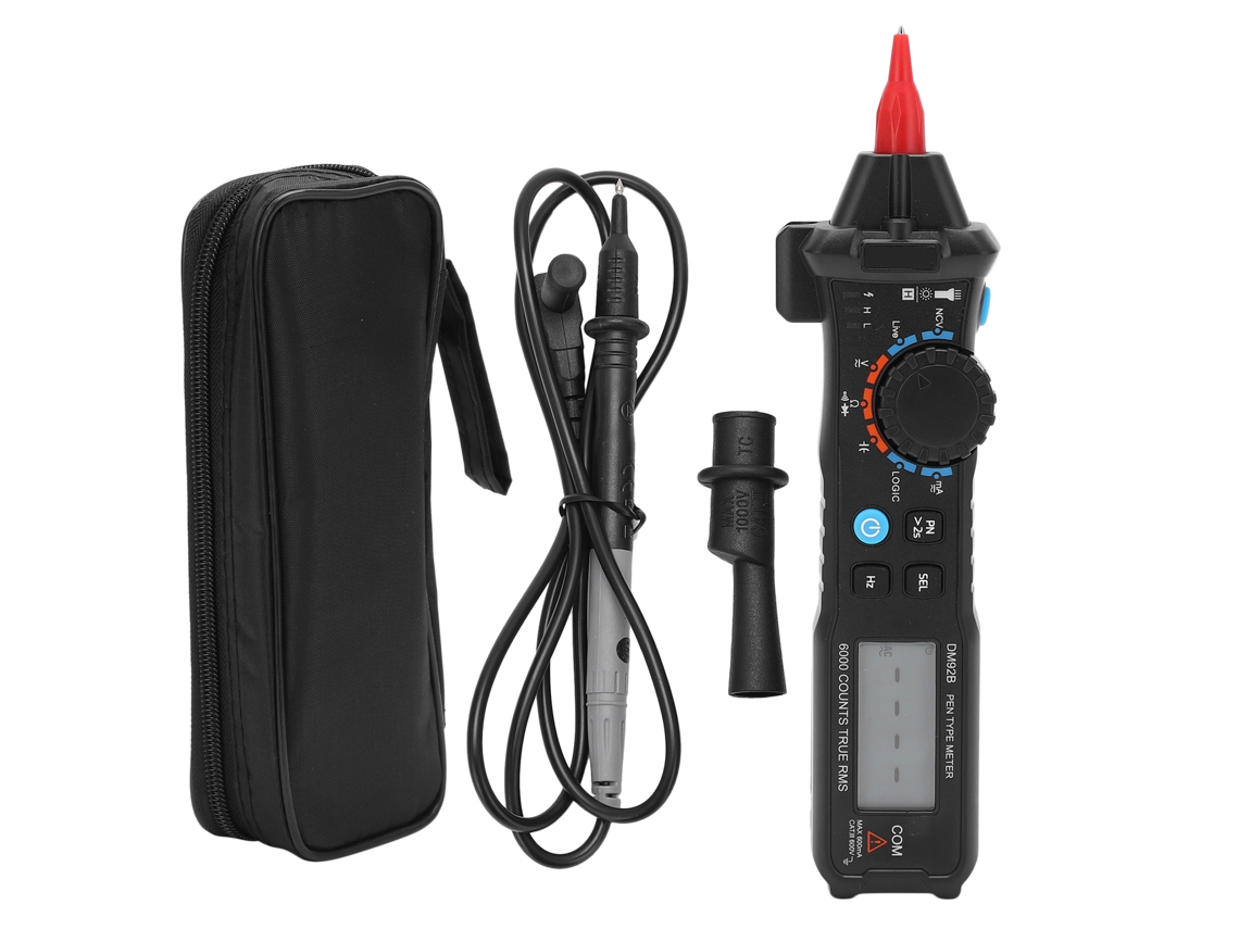 Yuru multímetro Digital Portátil Dm92b Pen Type Alta Precisão Anti Queimadura 600v/600ma Tester Elétrico