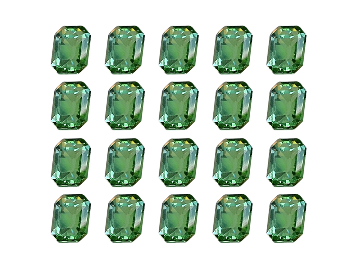 20Pcs Ornamentos de Unhas com Broca de Vidro Verde Gelo Através Da Luz Da Lua NEVEANCE