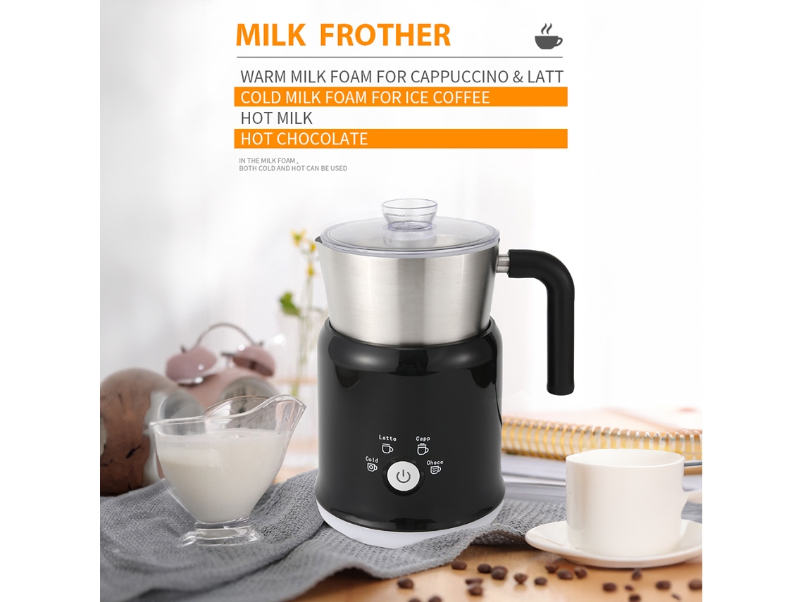 Batidora De Leite Desmontável 700ml Com 5 Funções