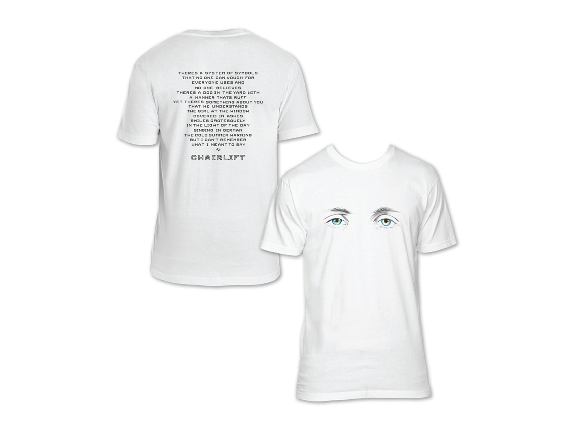 Camiseta Chairlift Patrick Eyes ROCKINSTONE Unissex Adulto Mais Vendidas Tamanho: P