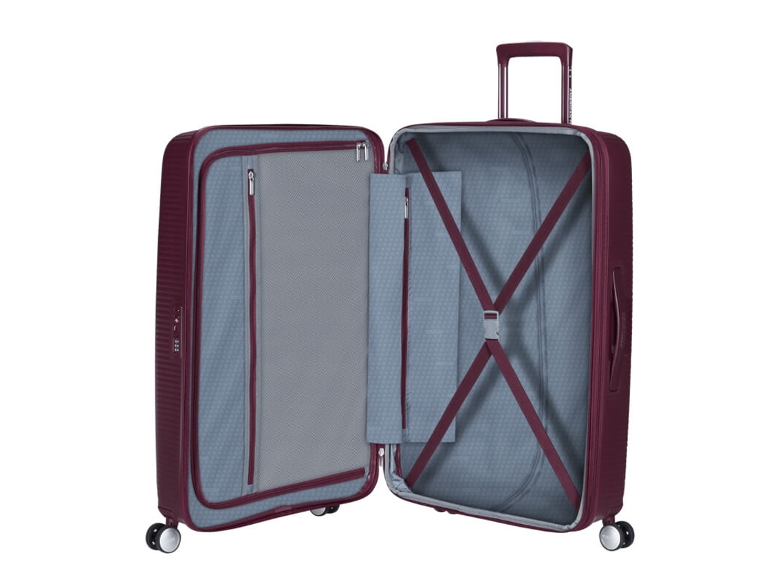 At Mala De Viagem Grande 77cm 4r Exp. Soundbox Cereja Silvestre American Tourister