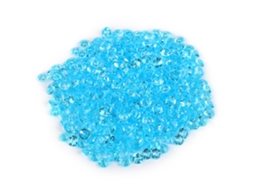 Confetes de diamante acrílico 8mm azuis para casamentos e festa DIY, 500 peças LAXISCREED