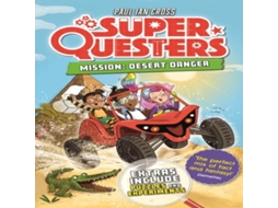 Livro SuperQuesters Mission Desert Danger de Paul Ian Cross (Inglês)