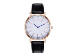 Relógio de Pulso Masculino de Quartzo com Pulseira de Couro Pu Estilo Moderno e Simples