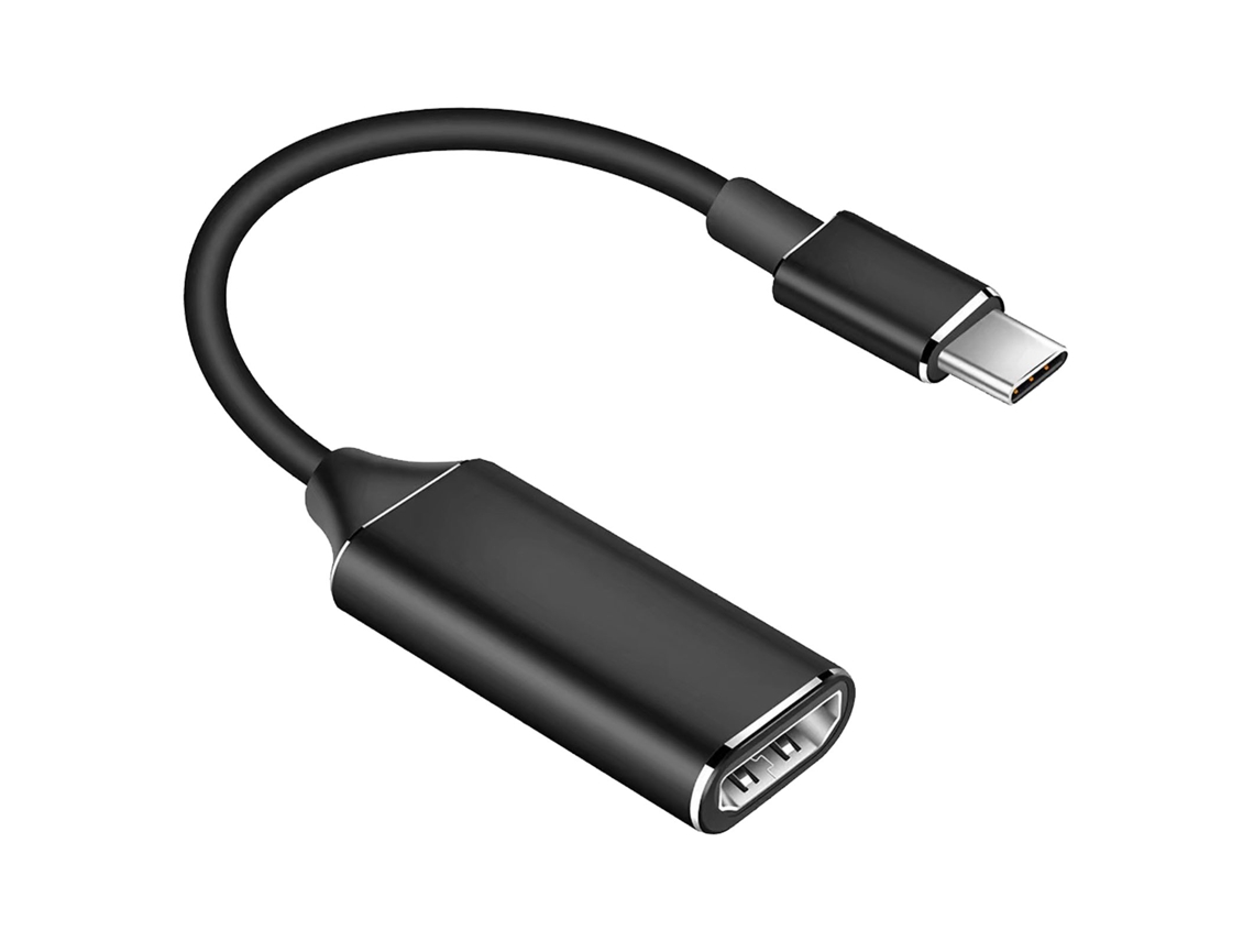 Aetheria cabo Adaptador Usb 3.1 Type C para Hd Multimedia Interface 4k 10gbps 18cm Preto