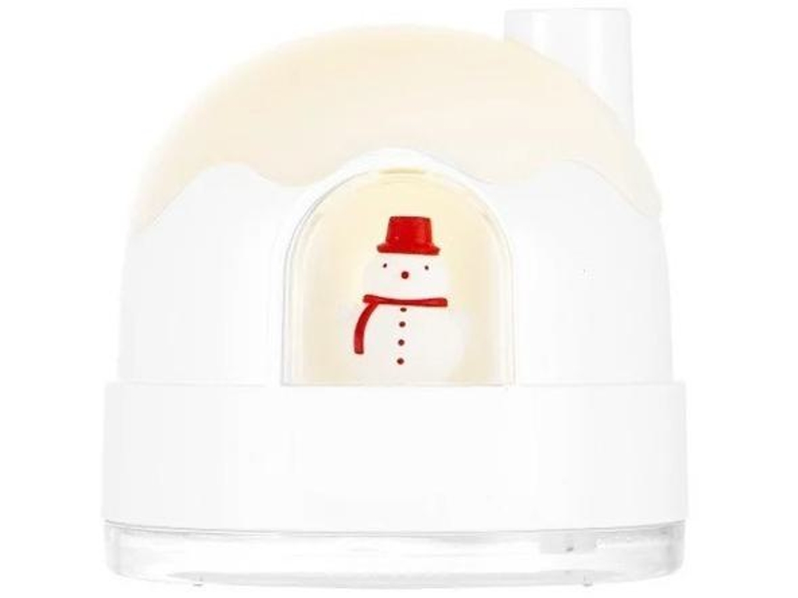 Umidificador De Natal Difusor De Óleo Essencial Desktop Yizhood Branco