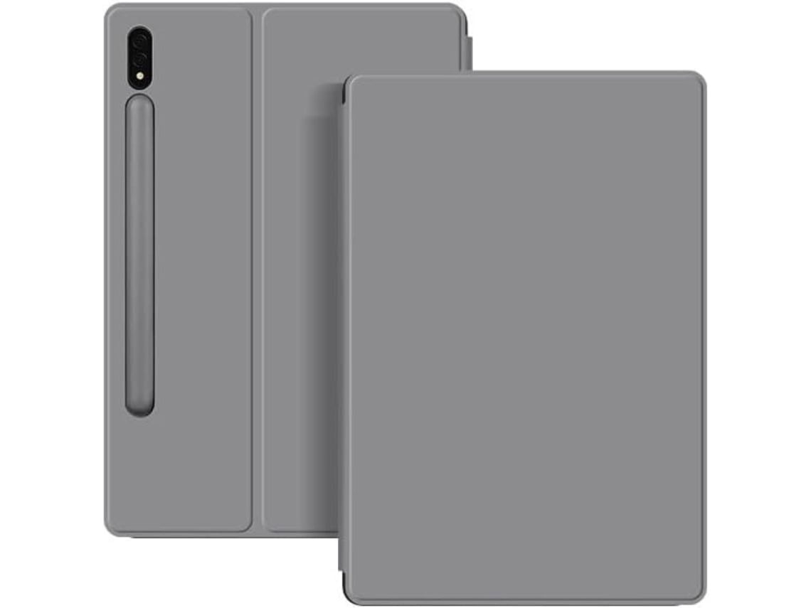 Lurelia Capa Protetora Para Samsung Galaxy Tab S9 Plus 12.4, Magnética, Cinzento