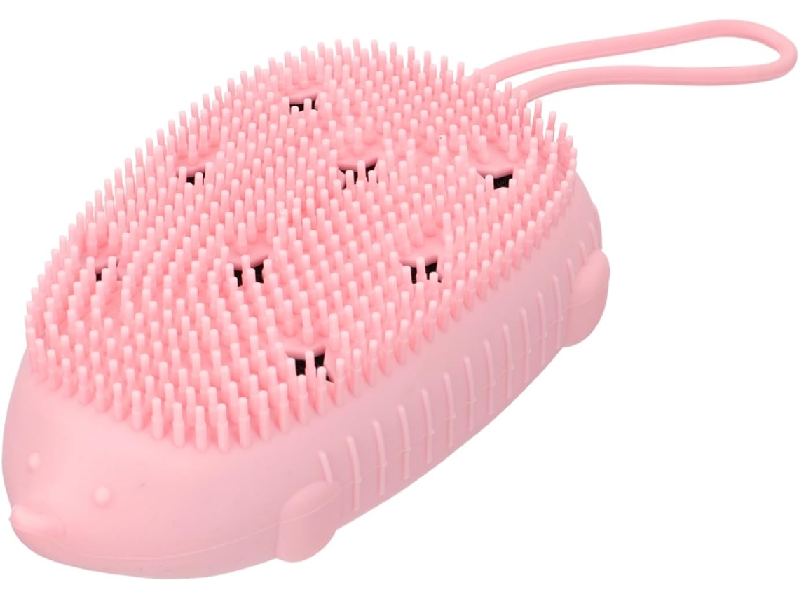 Escova De Silicone Para Banho, Escova Dupla Face, Ferramenta Esfoliante Para A Pele, Prática Para Lavar