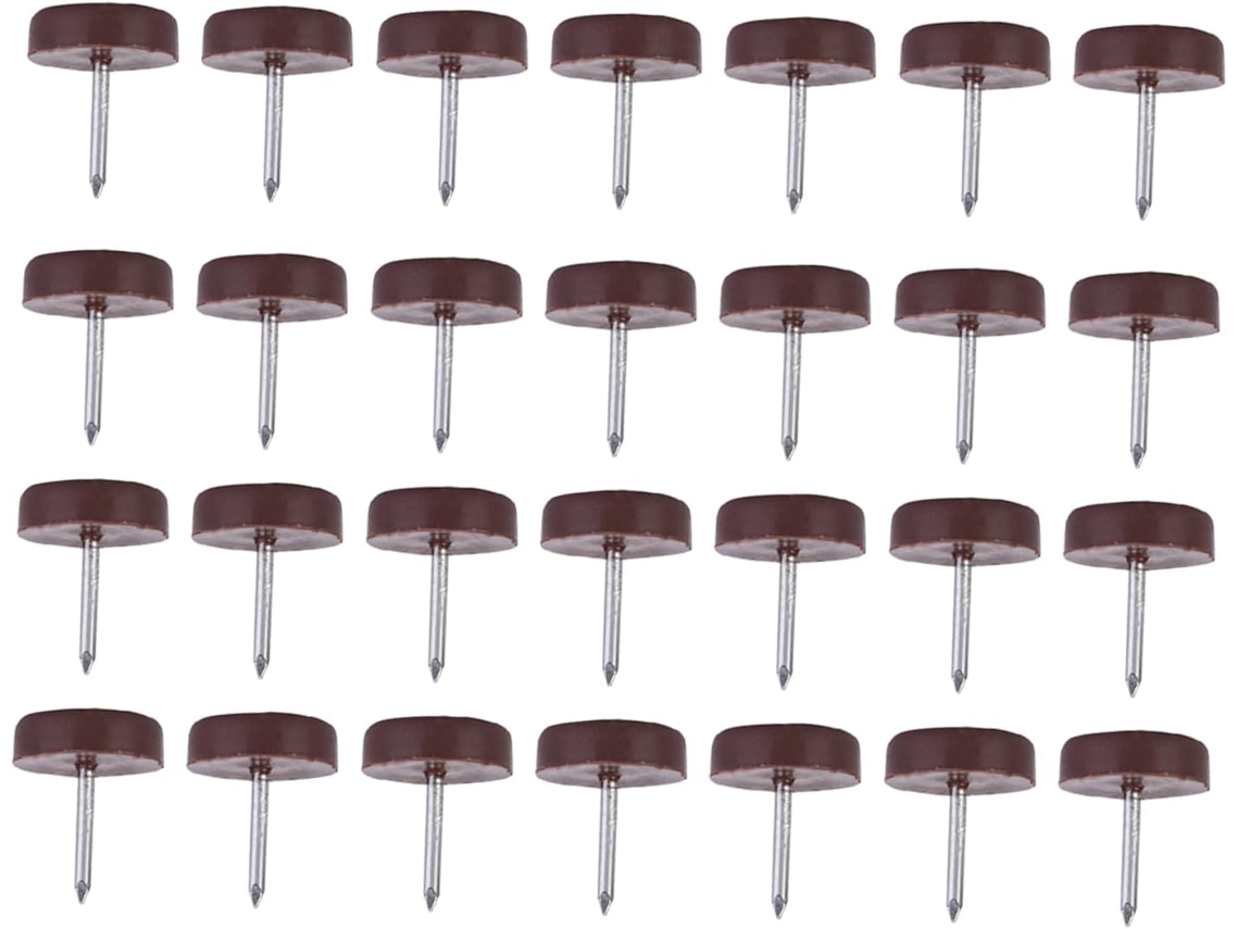 Deslizadores De Plástico Para Móveis Cryfokt, 10 Unidades, 18mm X 5mm, Pregos Protetores Para A Base De Sofás, Cadeiras