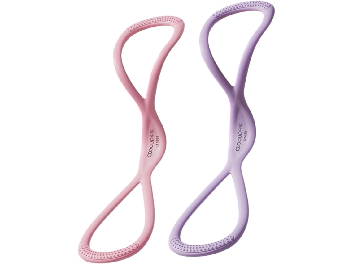 Faixas De Resistência 8shape Fitness Duráveis Para Exercícios Em Casa, Academia, Alongamentos, Treinos