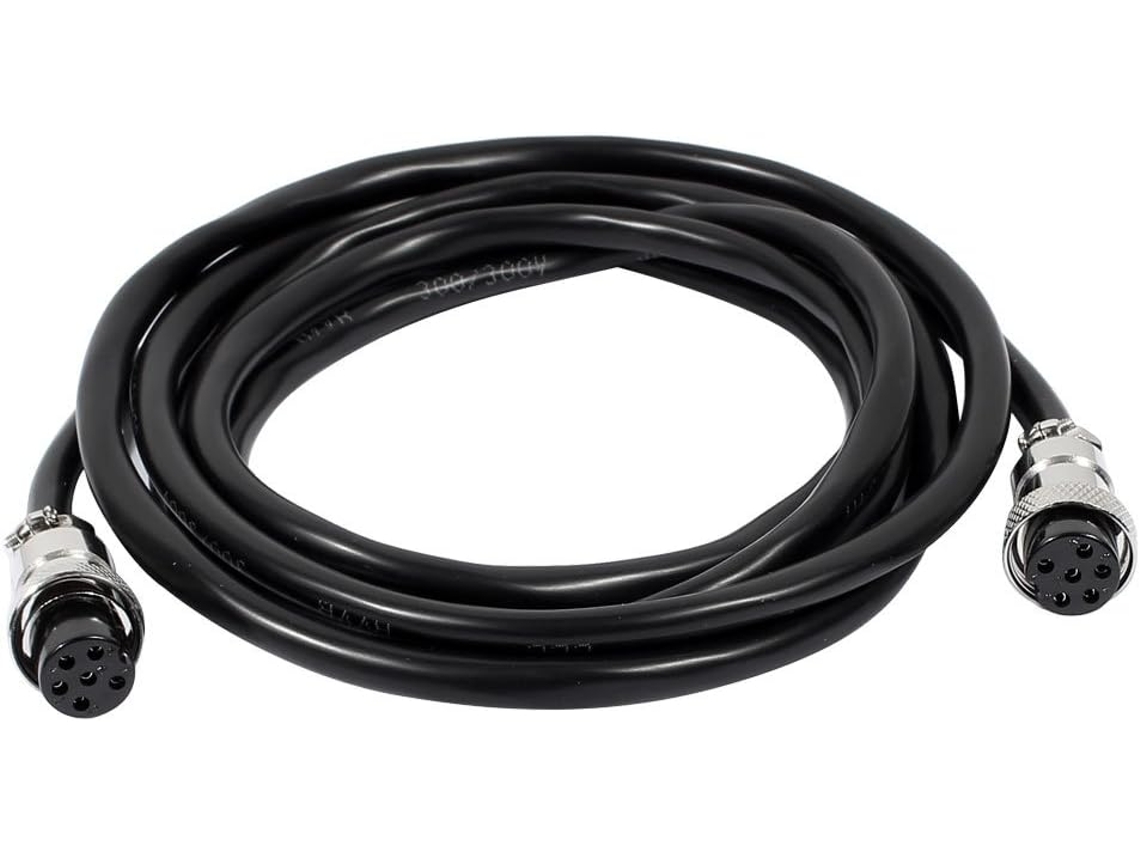 Cabo Elétrico com Conector Gx16 CHABERLU (6 Pinos, 2 M)