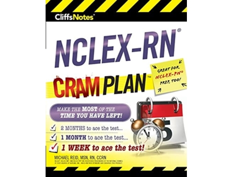 Livro Cliffsnotes Nclex-rn Cram Plan De Micheal Reid Msrn (inglês)