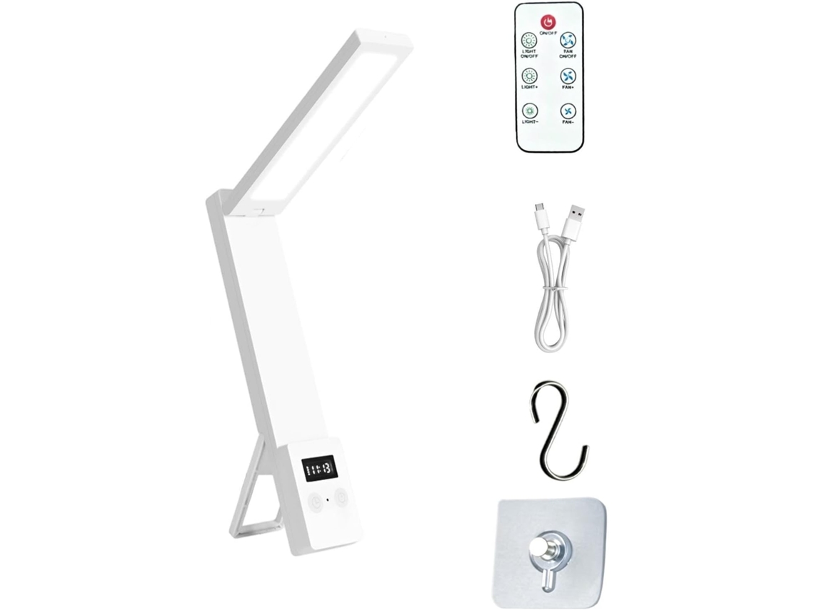 Luminária de Mesa Dobrável E Recarregável Com Controle Remoto