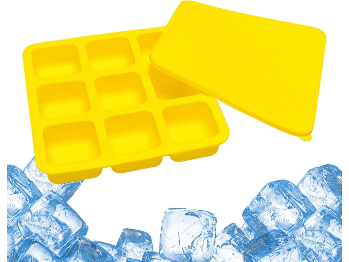 Formas De Gelo De Silicone Com Tampa, Recipiente, Utensílios E Acessórios.