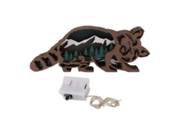 Lâmpada De Carving 3d De Madeira Com Iluminação Led Para Decoração De Casa