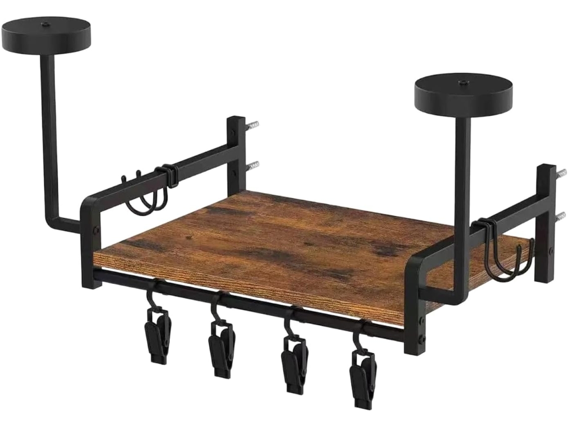 Suporte De Parede Robusto Em Madeira Para Capacete De Motocicleta, Ideal Para Casa Ou Garagem, Com Acabamento
