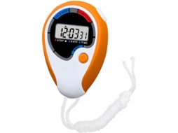 Cronógrafo Numérico Portátil Lcd Clássico Cronômetro Esportivo com Minutos com Ficelle SFUSHOS (laranja)
