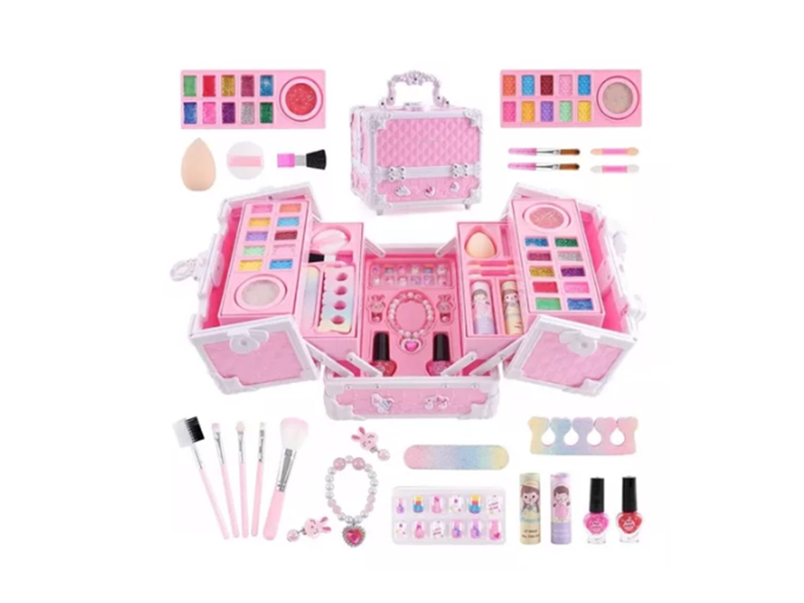 Mali kit de Maquiagem Infantil Princesa com Esmalte de Unhas Multicolorido Brinquedo de Beleza