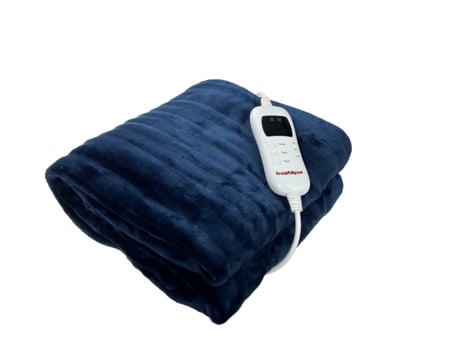 Bastilipo MELC-120 Cobertor elétrico de flanela azul 120W