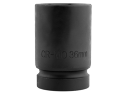 Socket Pneumático Impacto 1 Polegada, 80mm, 42 Chrome Molybdenum | S/MARCA
