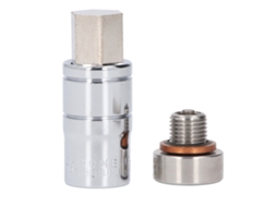 Laxiscreed Parafusos Auto-perfurantes M12x1.25 Em Aço Inox Com Broca E Chave Para Tampões De Óleo Automóvel