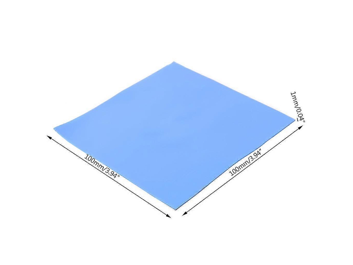 Placa De Condução De Calor 100x100x1mm Condutividade Térmica Não Condutiva Resistência Ao Calor Slowmoose
