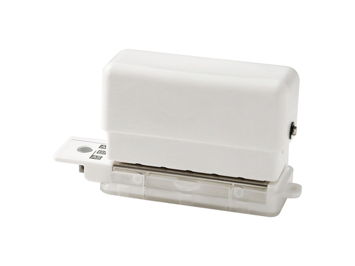 Furador com 6 Buracos Metálicos Resistentes, Economia de Esforço, 3 Folhas, Caixa, Recortes para Mesa, Lar, Escola, Branco